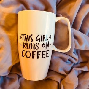 This Girl Runs on Coffee mug